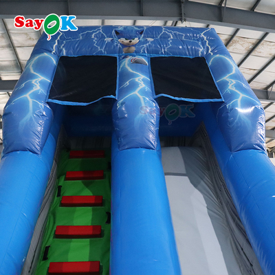 बच्चों के लिए inflatable स्लाइड वाणिज्यिक पानी inflatable बाउंसर स्लाइड के साथ पूल किशोरों के लिए कार्टून पात्र