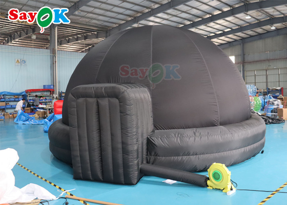 5 मीटर Inflatable तारामंडल गुंबद तम्बू 2 धौंकनी और पीवीसी मंजिल चटाई के साथ