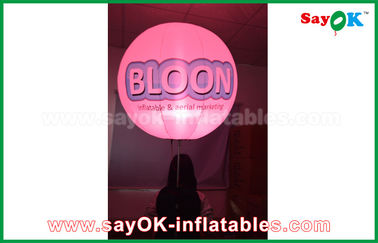 प्रिंट के साथ ऑक्सफोर्ड क्लॉथ Inflatable प्रकाश सजावट त्रिपोद स्थायी गुब्बारा