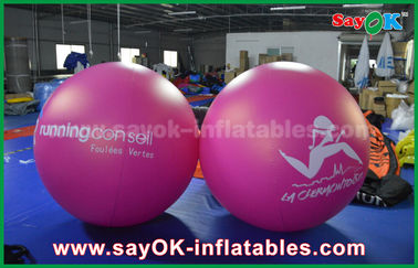 विशाल 2 एम डीआईए पीवीसी लाल Inflatable गुब्बारा आउटडोर विज्ञापन Inflatable हीलियम गुब्बारा