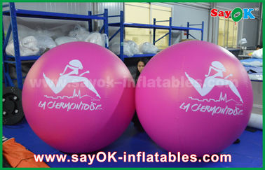 विशाल 2 एम डीआईए पीवीसी लाल Inflatable गुब्बारा आउटडोर विज्ञापन Inflatable हीलियम गुब्बारा