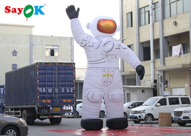 उड़ाना कार्टून पात्र ऑक्सफोर्ड कपड़े 10 मीटर inflatable अंतरिक्ष यात्री कार्टून पात्र हवा ब्लोअर के साथ
