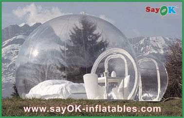 2 मैन के लिए बड़े आउटडोर Inflatable तम्बू बुलबुला पारदर्शी Inflatable कैम्पिंग तम्बू