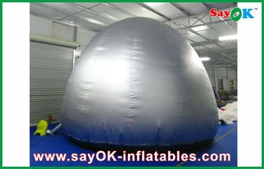 प्रोजेक्शन क्लॉथ प्रक्षेपण तम्बू के साथ रजत दौर 5 मीटर Inflatable Planetarium गुंबद