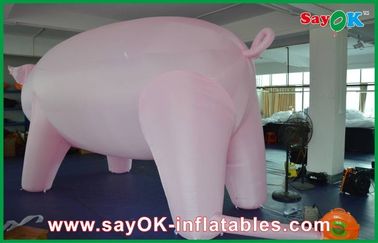 विशाल गुलाबी Inflatable सुअर कार्टून विज्ञापन के लिए अनुकूलित