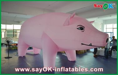 विशाल गुलाबी Inflatable सुअर कार्टून विज्ञापन के लिए अनुकूलित